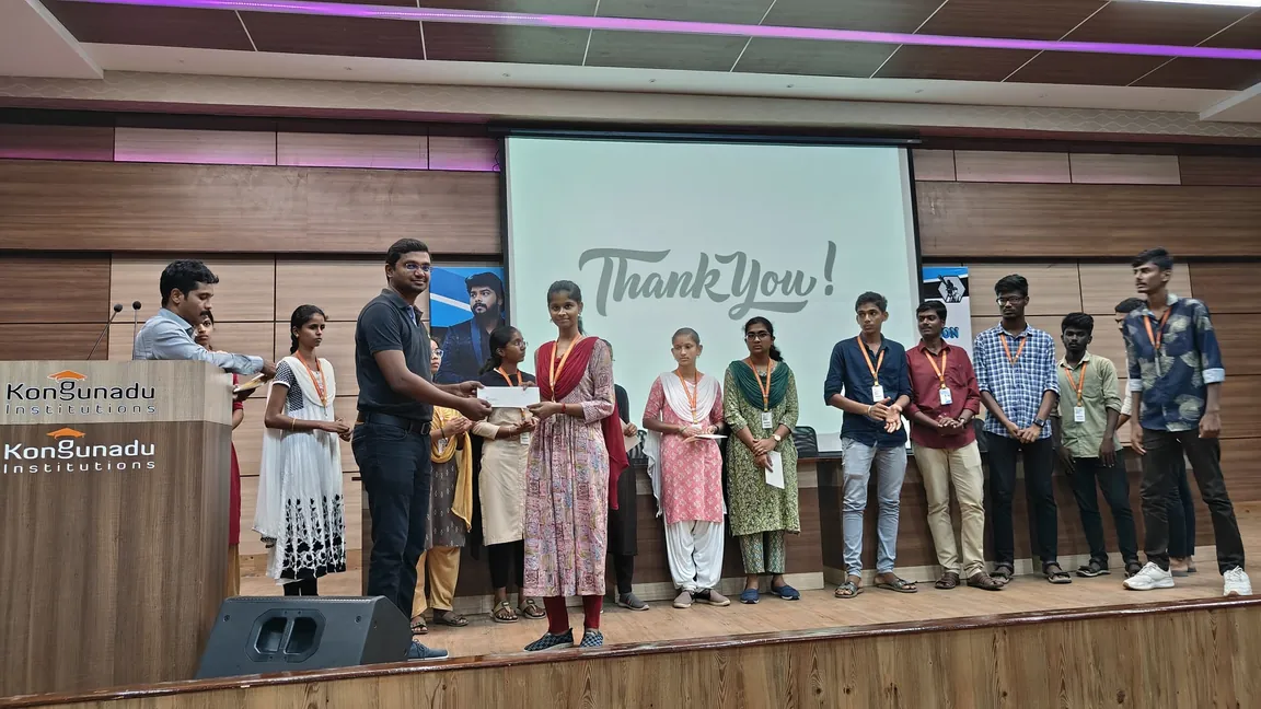 Yellowmatics campus recruitment training at Kongunadu College